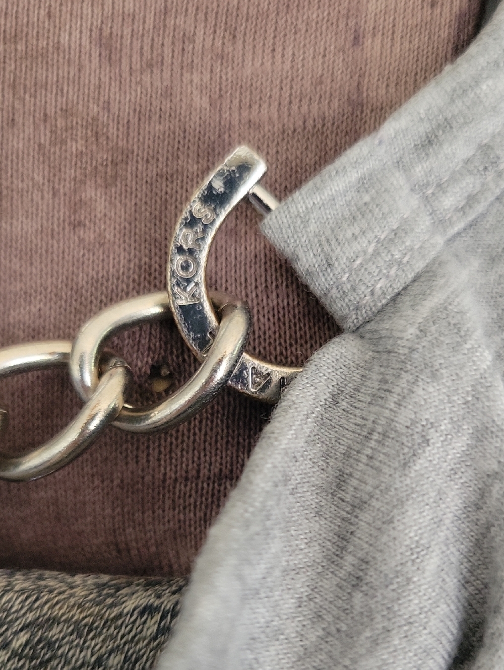 Michael Kors Tank Top, Small, Gray/Silver - Picture 2 of 8